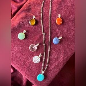 Vintage Necklace with Several Interchangeable Charms